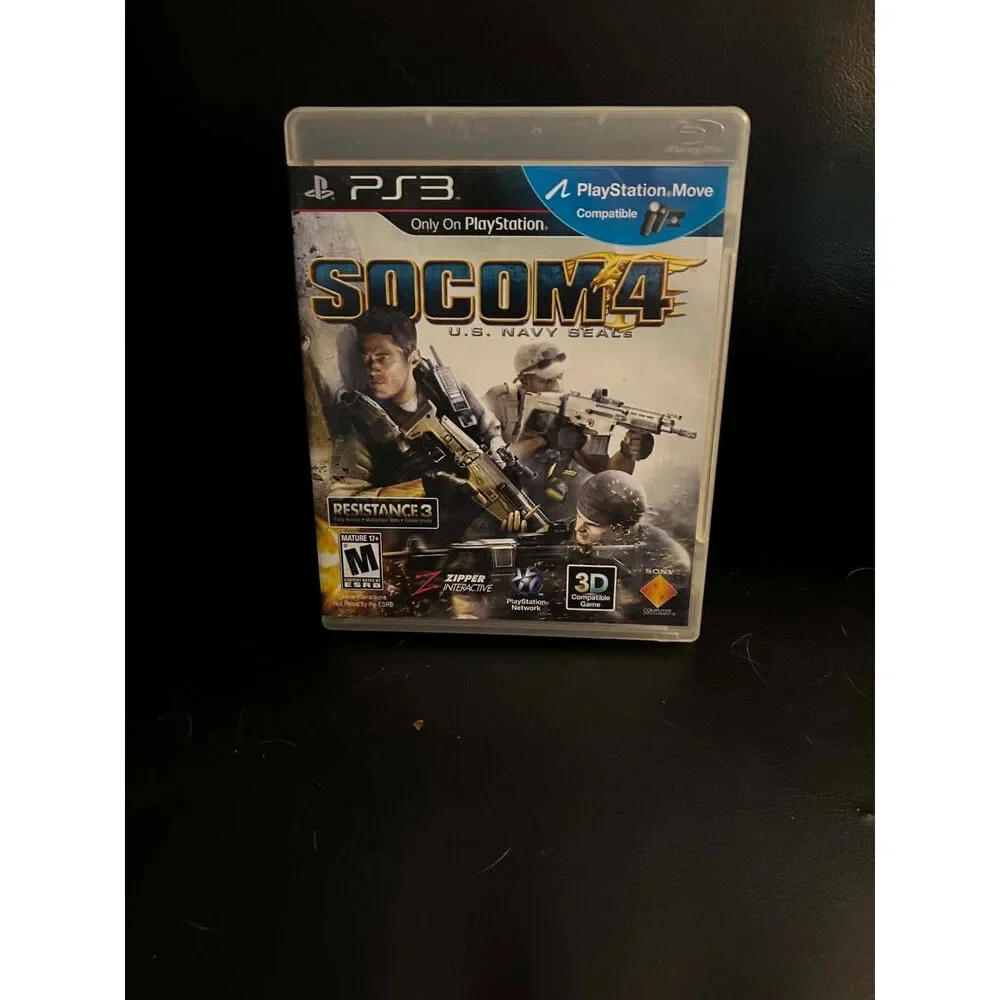 SOCOM 4: U.S. Navy SEALs (Sony PlayStation 3, 2011) No Manual Video Game